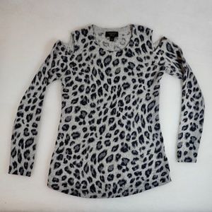 Charter Club 💯 Cashmere Luxury Cheetah Sweater Ladies S
